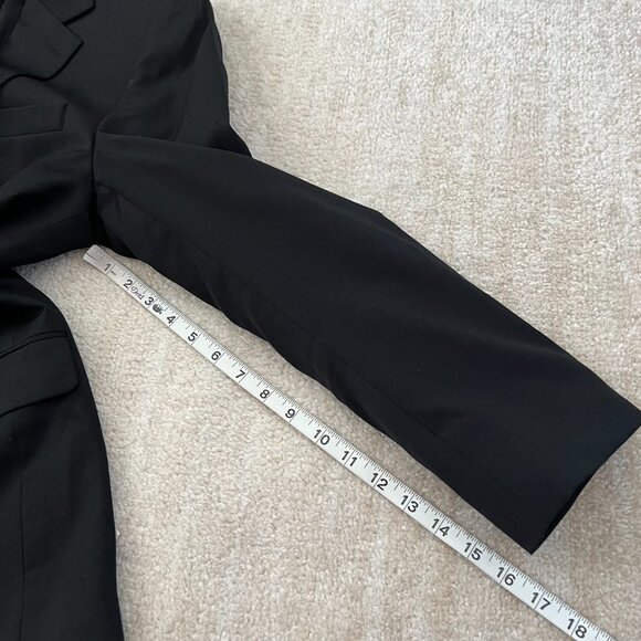 Stafford Performance Classic Fit Black Wool Blazer Suit Jacket 38S 38 Short - Picture 8 of 15